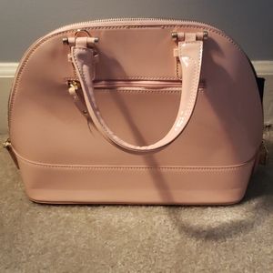 Blush pink handbag